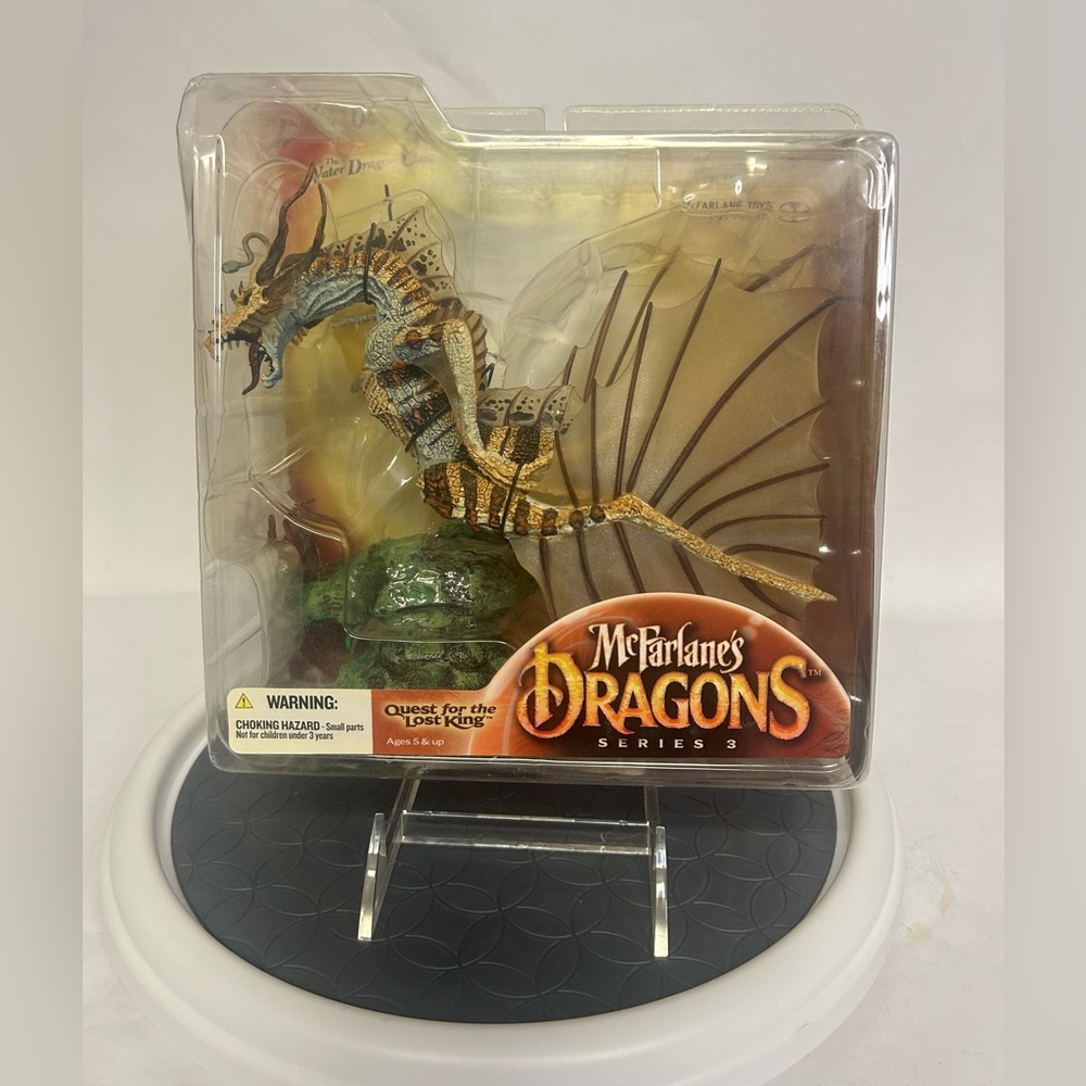 McFarlanes Dragons Water Dragon Clan Quest for the Lost King Series 3-BRAND NEW!